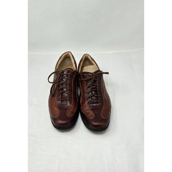 Johnson & Murphy Men's Leather Lace Up Sheepskin Brown size 9 - Picture 2 of 14